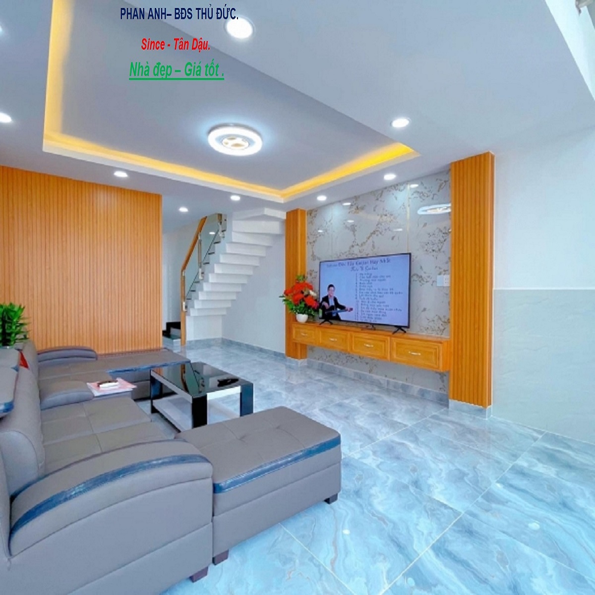 Bán Gấp Nhà Phố Lê Văn Thịnh, Q2 _ Hẻm Xe Hơi _ Nở Hậu Phát Lộc _ 3 Tầng Đẹp Như Mơ. - Ảnh 2